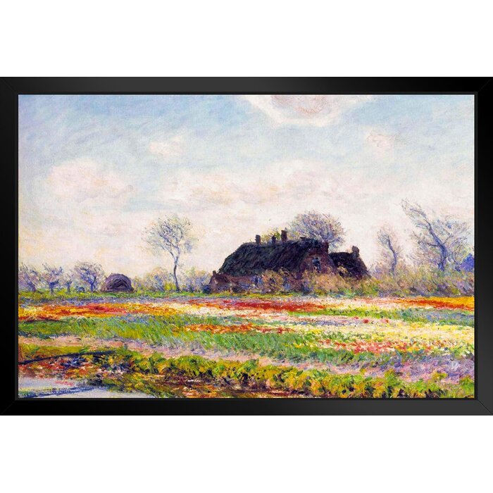 Trinx Claude Monet Tulip Fields At Sassenheim Near Leiden Impressionist